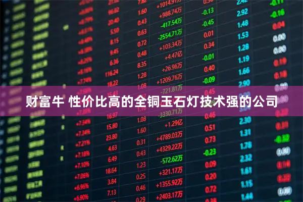 财富牛 性价比高的全铜玉石灯技术强的公司